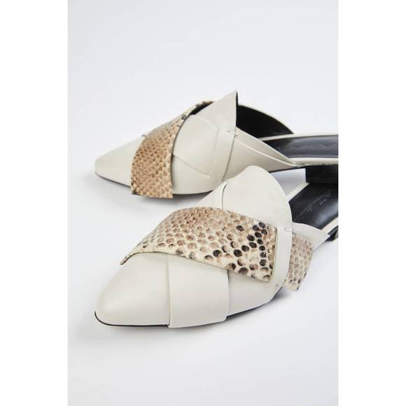 NEW ATIANA origami slipper in bone - Picture 3 of 4